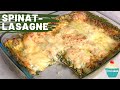DAS BESTE Spinat Lasagne Rezept |  Lasagne mit Spinat selber machen | Leckere Spinatlasagne