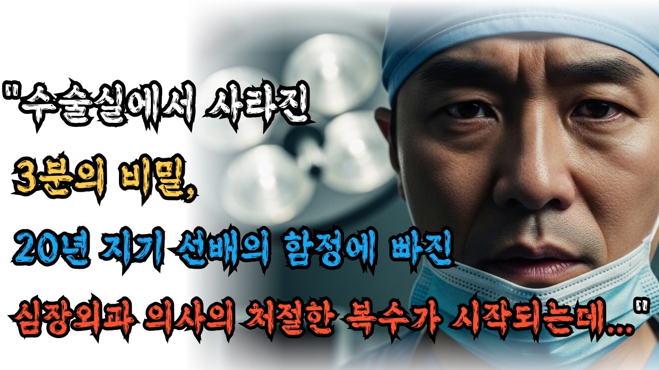 수술실에서 사라진 3분의 비밀, 20년 지기 선배의 함정에 빠진 심장외과 의사의 처절한 싸움...ㅣ감동사연ㅣ복수사연ㅣ오디오북