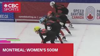 Women's 500m final ft. Courtney Sarault at 2026 Canadian Short Track Championships