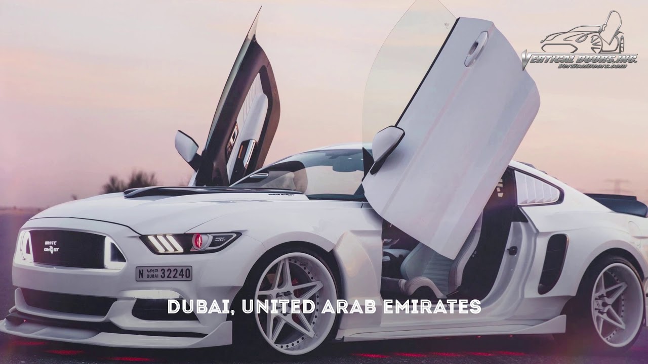 VDI SLIDE SHOW | Bakri's Ford Mustang "White Ghost" from Dubai, Featuring Vertical Lambo Doors