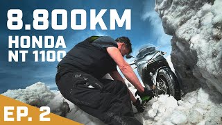 8.800 KM AU + PRÈS DES COTES ET DES FRONTIÈRES EN HONDA NT 1100 ?? EP2