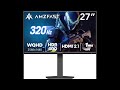 Amzfast 27 Inch 320Hz Gaming Monitor Review Real World Test