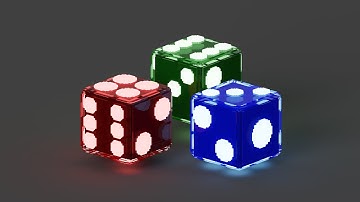 Tutorial make a glowing glass dice in magica voxel for beginner