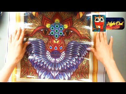ალმასური მოზაიკა (diamond painting) - Fox (5D)