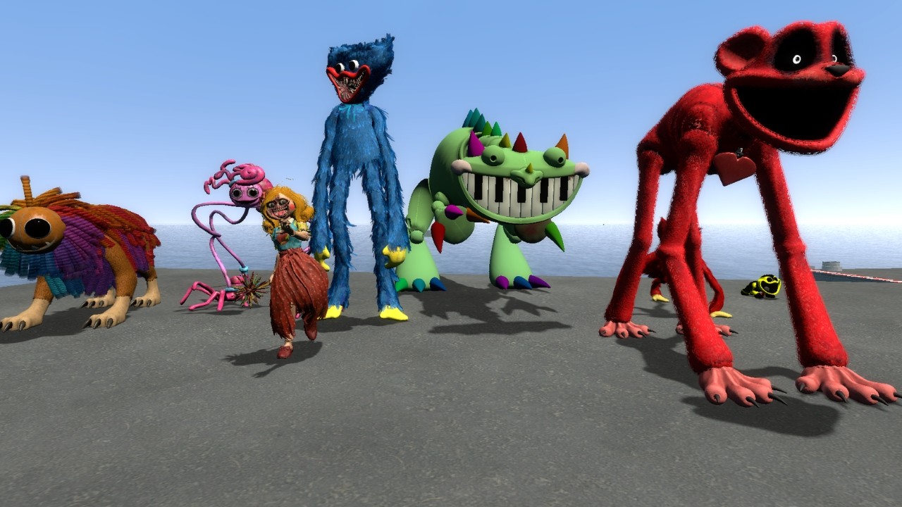 SPARTAN KICK VS 100 POPPY PLAYTIME 💀🔥Garyy s mod EP 1