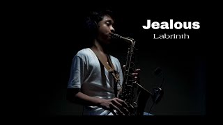 Jealous saxophone cover | Indonesia | Kepin Leon 12 years old