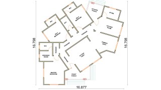 3 BEDROOMS CLASSIC HOUSE PLAN 