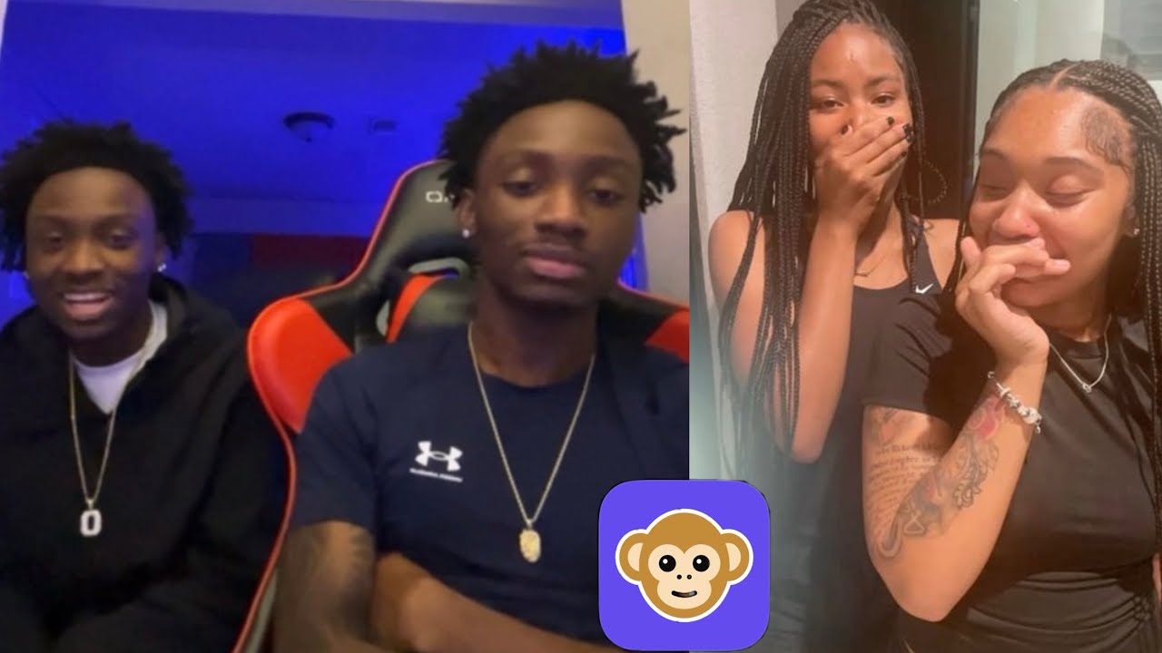 THE TWINS GOES ON TWO MAN 😍(Monkey App)