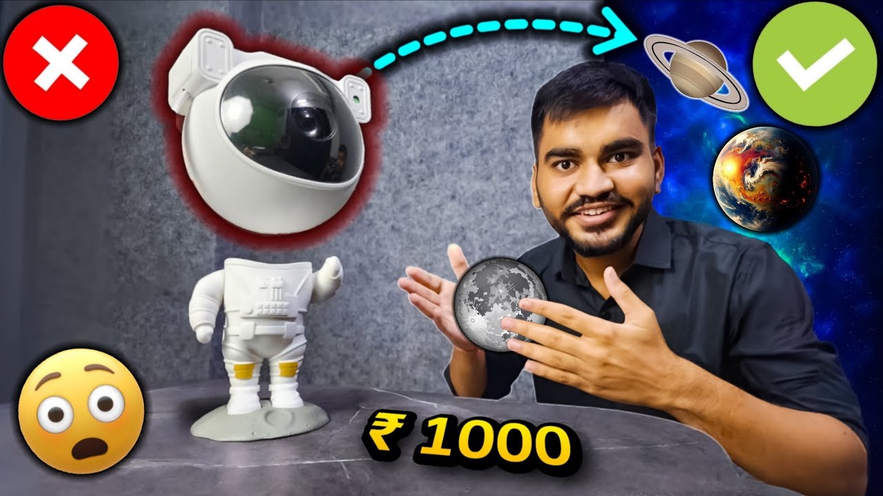 New Astronaut Galaxy Projector Unboxing & Review 😍🔥