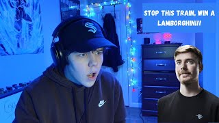 WILL BLAKE WIN THE LAMBO?!?! | Stop This Train, Win a Lamborghini (REACTION!!)