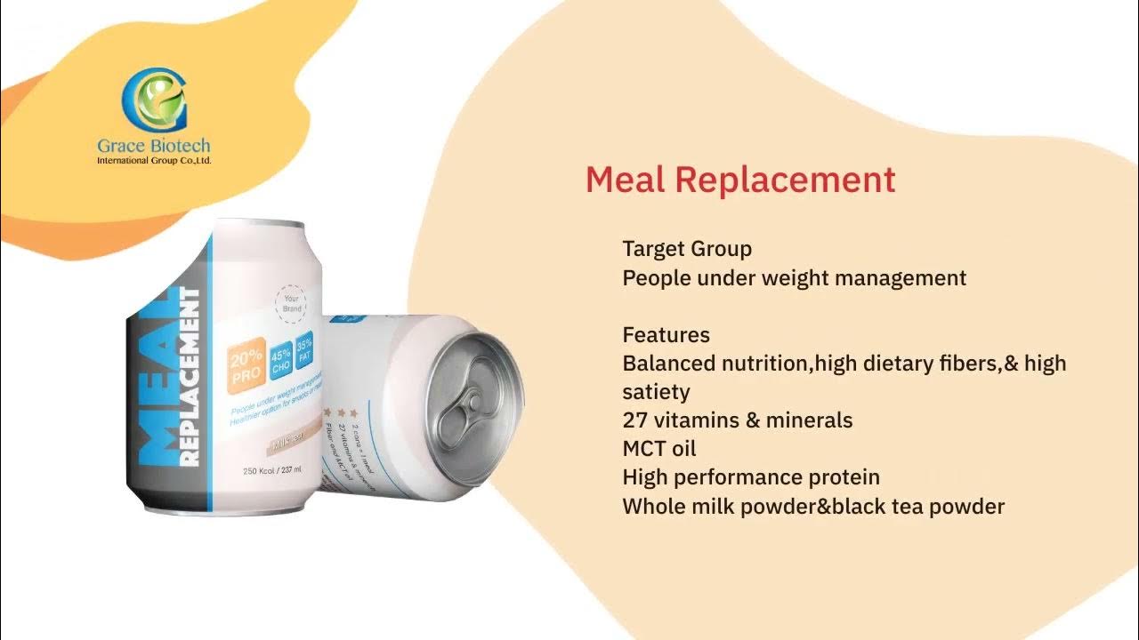AntiHangover Drink、BCAA Water、Protein Shake、C&B、Meal Replacement Formula Grace Biotech YouTube
