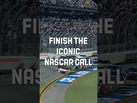 Can you guess all of these ICONIC NASCAR calls? 🤨 #nascar