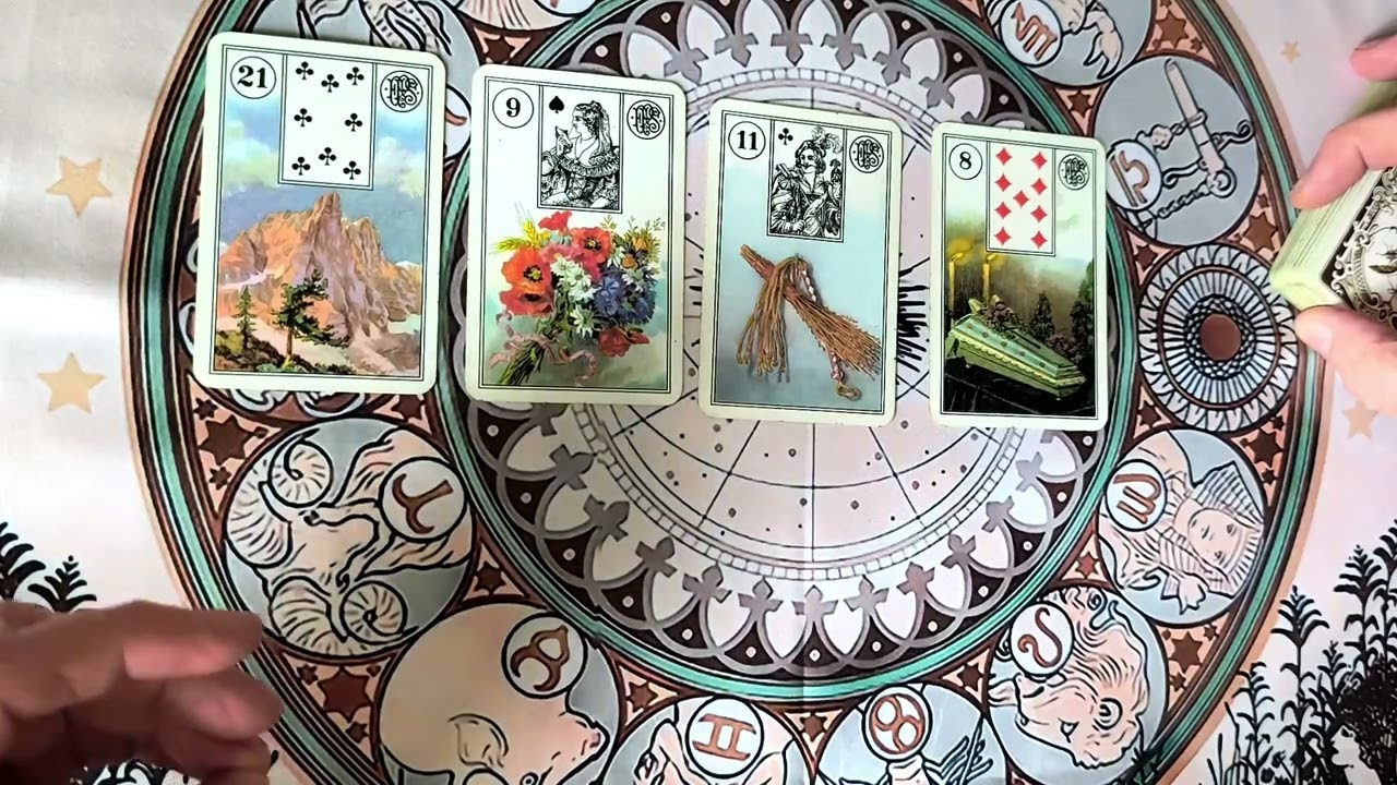 Lenormand - A kiút...#jóslás #kártyajóslás #kártyavetés #lenormand #prediction
