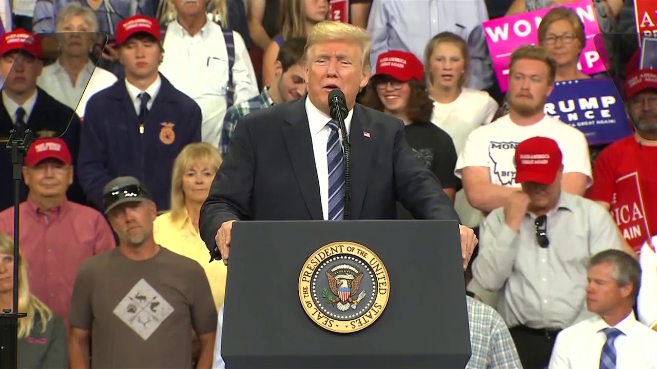 Plaid Shirt Guy Kicked Off Stage At Trump Montana Rally