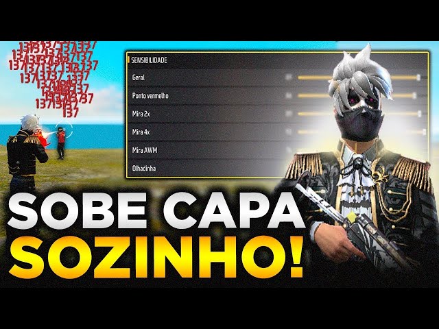 Sensibilidade do Free Fire: qual é a melhor sensi para subir capa?