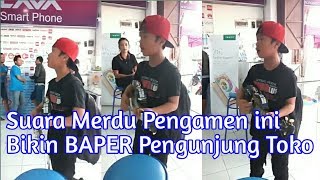 Sahrul Pengamen Ponorogo #Pengamen suara merdu yang bikin baper para pengunjung toko