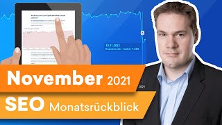 SEO Monthly Review: The Most Important SEO News from November 2021!