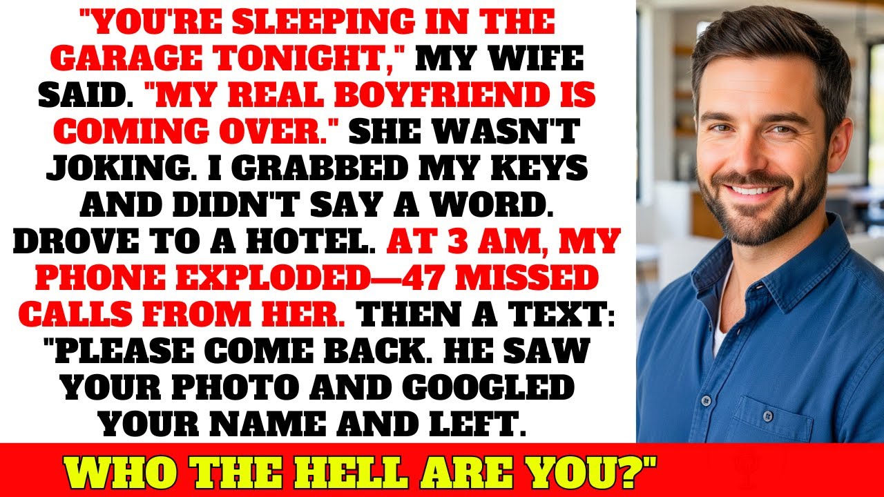 Sleep In Garage, My Real Boyfriend's Coming Over.