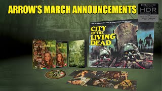 Arrows March Announcements Blu-Ray 4K Uhd Arrow Video City Of The Living Dead