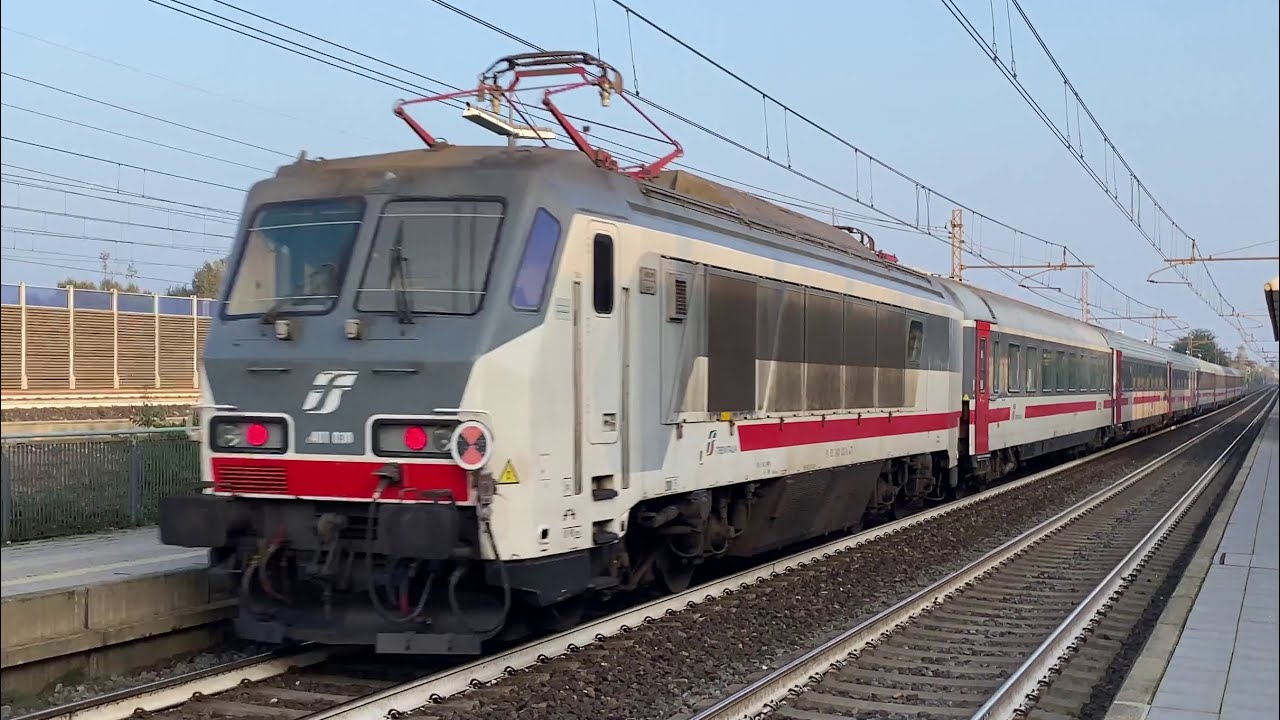 INTERCITY NOTTE e TRENI MERCI NOTTURNI in transito a Anzola Emilia!