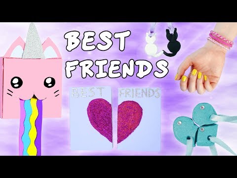 DIY MEILLEURES AMIES - BEST FRIENDS IDEES CADEAUX