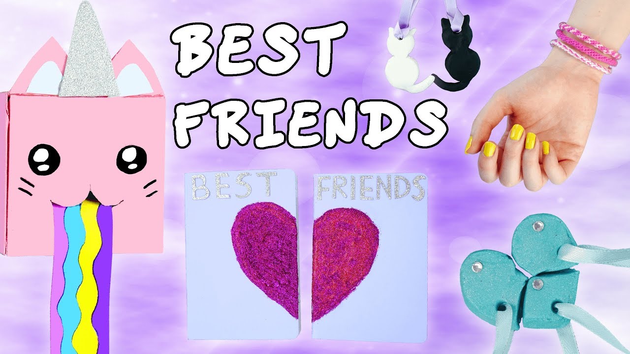 Diy Meilleures Amies Best Friends Idees Cadeaux Youtube