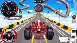 Formula Car Mega Ramp Extreme Racing - GT Car Formula Car Racing Stunts 3D - Android GamePlay screenshot 3