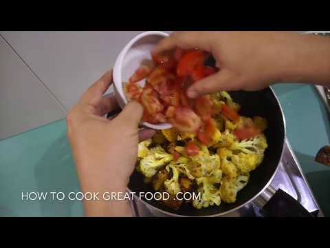 🇬🇧🇮🇳🍅 🍆 Aloo Gobi Recipe - Potato Cauliflower Indian Vegan Curry Vegetarian