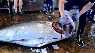 Master Cuts Bluefin Tuna like Butter