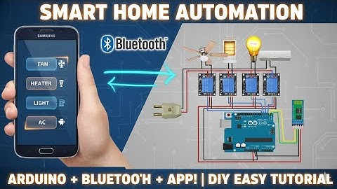 HC-05 Bluetooth Module With Arduino - Bluetooth Control Home Automation Using Arduino 