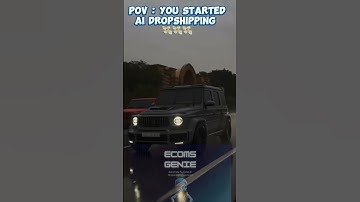 AI DROPSHIPPING WITH ECOMS GENIE! 🧞‍♂️ #ecommercelife #shopify #dropshipping #ai