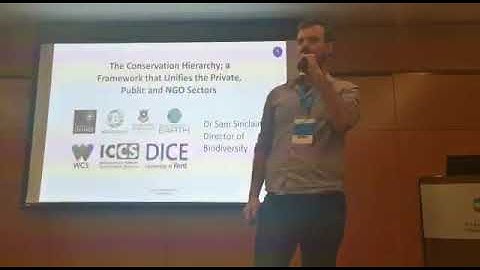 Conservation Hierarchy at #ICCB2019