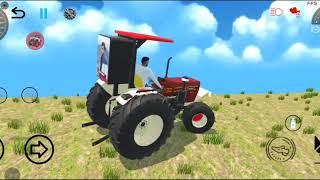 Indian tractor driving 3D Simulator Game || Real tractor 🚜 game for kids screenshot 3