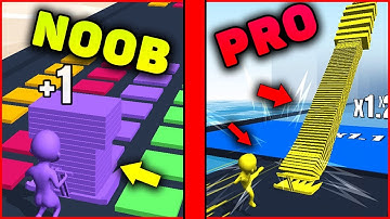 Stack Colors - Noob vs PRO, fails, funny moments