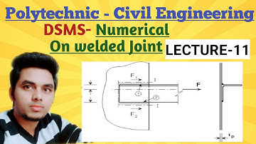 DSS(Lecture-11)- Numerical on fillet weld joint @Ashwini Sharma