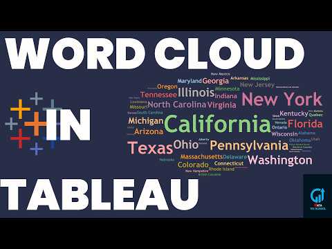 #tableau  How to Create a Word Cloud in Tableau | Tableau Word Cloud Tutorial for Beginners