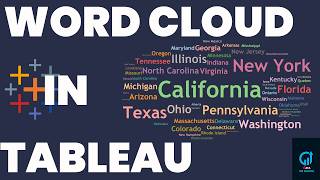 #tableau  How to Create a Word Cloud in Tableau | Tableau Word Cloud Tutorial for Beginners