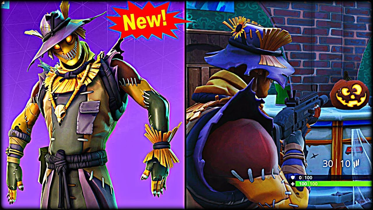 new hay man halloween skin fortnite battle royale gameplay - hay man fortnite gameplay