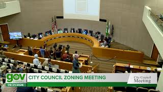 City Council Zoning Meeting - September 21, 2026