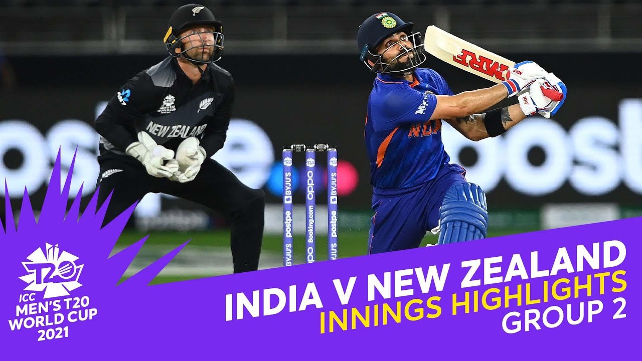 India vs New Zealand Full Match Highlights HD | ICC T20 world cup 2021 ...