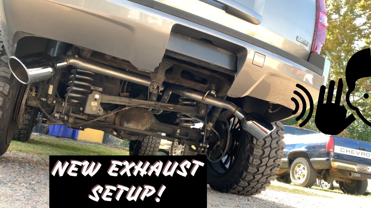 EXHAUST UPGRADE on my LIFTED Chevy Tahoe | Cat-back Exhaust, 6in tips