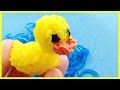 Rainbow loom charms 3d rubber ducky  how to make with loom bands