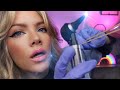ASMR Unclogging your Ears | Otoscope Ear Inspection, Ear Cleaning, Hearing Test, Binaural