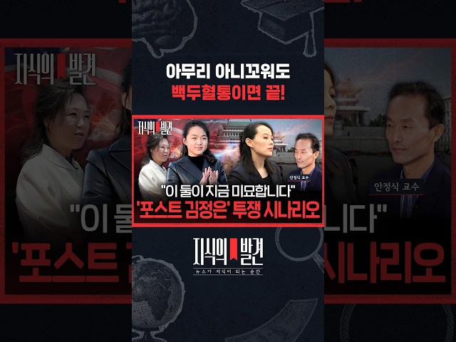 불만이 있더라도 김정은이 정하면 그냥 가는 게 북한의 권력 시스템 / 지식의발견 #shorts
