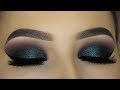 Intense Green Smokey Eyes Makeup Tutorial!