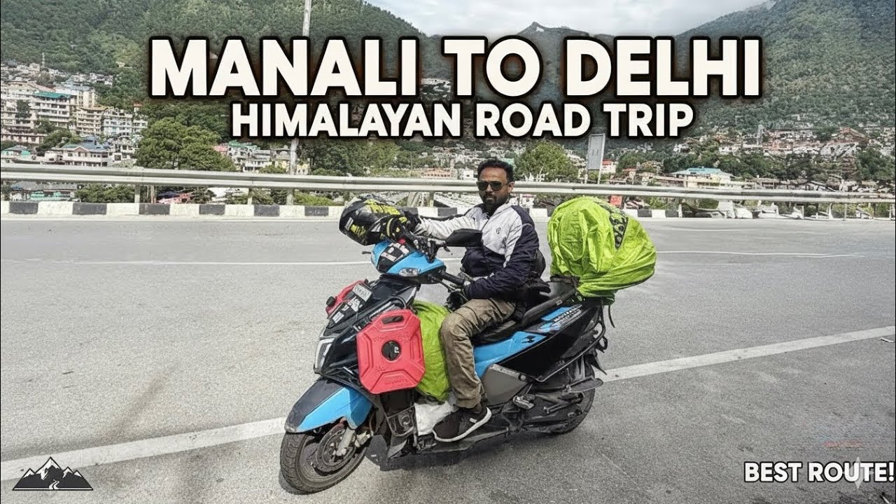 | DAY 16 | MANALI TO DELHI | The Himalayan Highway Ride in NTORQ 125