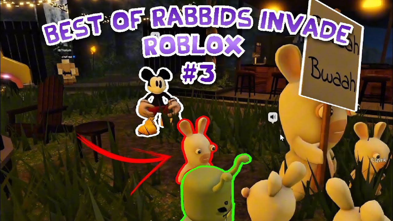 Забавная подборка кроликов из Roblox, часть 3.