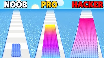 NOOB vs PRO vs HACKER in Canvas Run