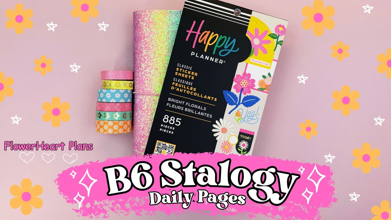 B6 Stalogy - Decorating Weekly & Daily Pages with Happy Planner ...