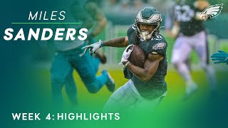 Running Back Miles Sanders Week 4 Highlights | Philadelphia Eagles vs Jacksonville Jaguars
